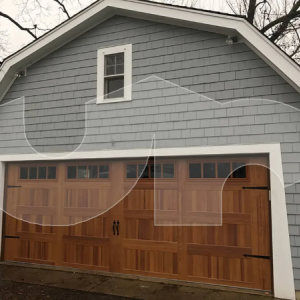 Naperville-cedar-steel-garage-door-carriage-style-colonial-windows