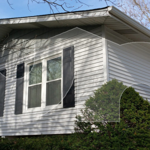 Downers-Grove-Grey-Vinyl-Siding-with-Shake-Accent